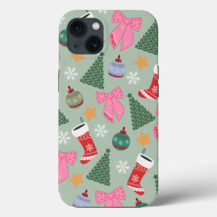 Niedliche Weihnachtsgrün Case-Mate iPhone Hülle