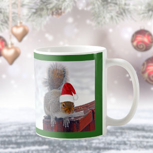 Niedliche Weihnachtshörnchen-Tasse Kaffeetasse