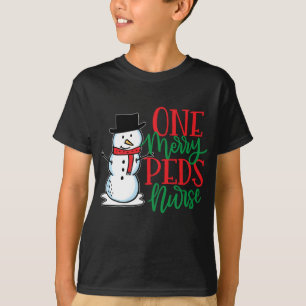 Niedliche Weihnachtsjunge Krankenschwester - Kinde T-Shirt