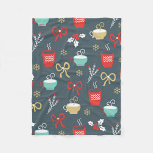 Niedliche Weihnachtsjungen Fleecedecke