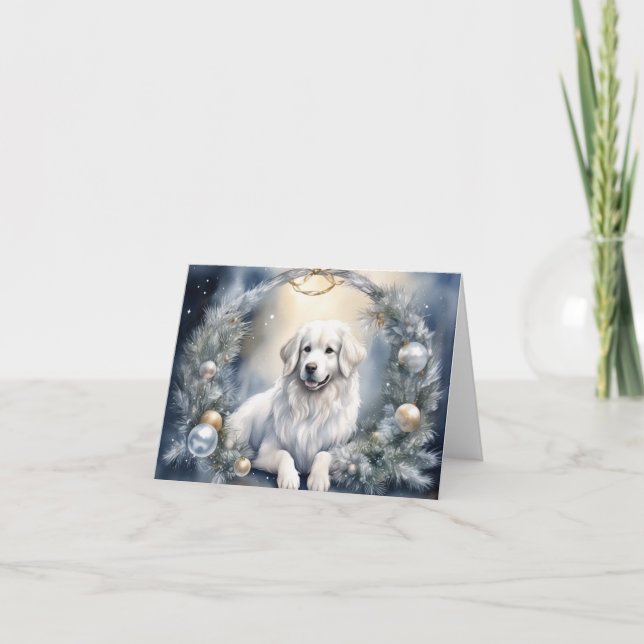 Niedliche Weihnachtskarte Dankeskarte (Vorderseite)