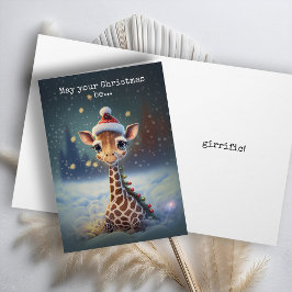 Niedliche Weihnachtskarte des legendären Drachen Feiertagskarte