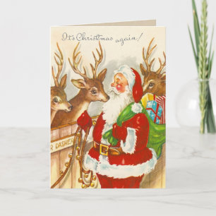 Niedliche Weihnachtskarte Feiertagskarte