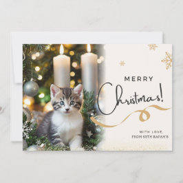 Niedliche Weihnachtskarte Feiertagskarte