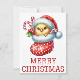 Niedliche Weihnachtskarte Feiertagskarte