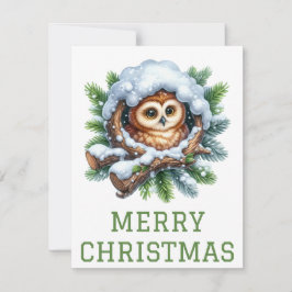 Niedliche Weihnachtskarte Feiertagskarte