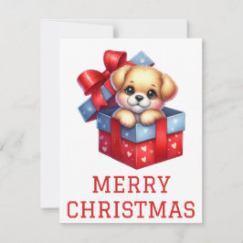 Niedliche Weihnachtskarte Feiertagskarte