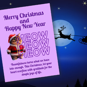 Niedliche Weihnachtskarte Postkarte