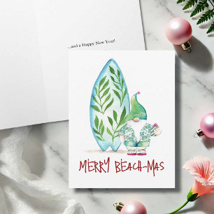 Niedliche Weihnachtskarten außer Foto Tropical Bea Feiertagskarte