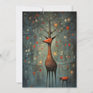 Niedliche Weihnachtskarten - Einzigartige Weihnach Feiertagskarte