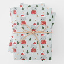 Niedliche Weihnachtskatze