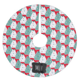 Niedliche Weihnachtskekse Sprinkle Dot Family Ursp Polyester Weihnachtsbaumdecke