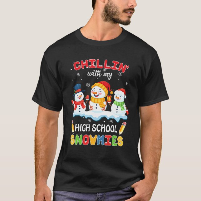 Niedliche Weihnachtskinder' mit meiner High School T-Shirt (Vorderseite)