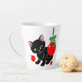 Niedliche Weihnachtskitte Milchtasse