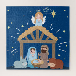 Niedliche Weihnachtskrippe Jigsaw Puzzle