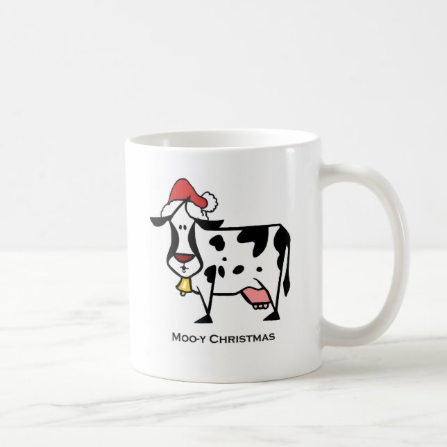 Niedliche Weihnachtskuh-Tasse Tasse (Rechts)