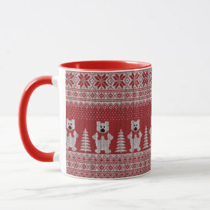 Niedliche Weihnachtskuh-Tasse Tasse