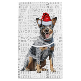 Niedliche Weihnachtskühe Hunde Urlaub Wohnen Kunst Kleine Geschenktüte