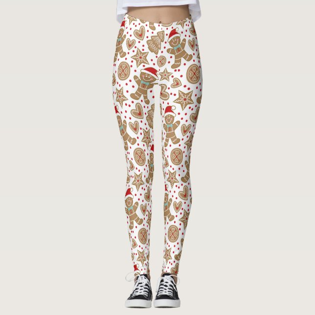 Niedliche WeihnachtsLeggings Leggings (Vorderseite)