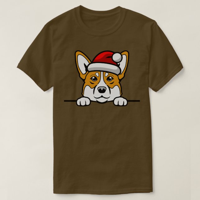 niedliche Weihnachtslieder mit Hund (27) T-Shirt (Design vorne)