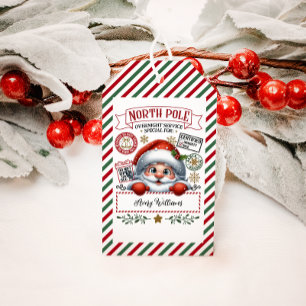 Niedliche Weihnachtslieferung ab Weihnachten Geschenkanhänger