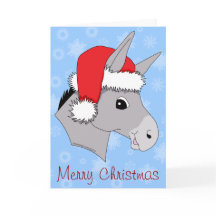 Niedliche Weihnachtsmannmütze Weihnachten Donkey