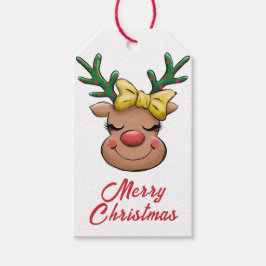 Niedliche Weihnachtsmarken Geschenkanhänger