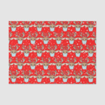 Niedliche Weihnachtsmaske