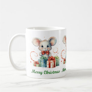 Niedliche Weihnachtsmäuse-Tasse Kaffeetasse