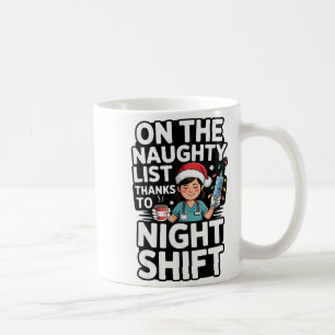Niedliche Weihnachtsnachtsfeiertage für gesunde Me Kaffeetasse