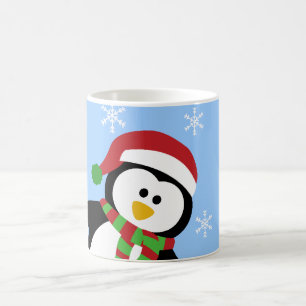 Niedliche Weihnachtspenguin-Tassen Tasse