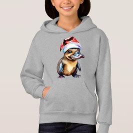 Niedliche Weihnachtsplatypus Hoodie