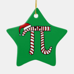 Niedliche Weihnachtspu-Verzierung (grüner Keramik Ornament