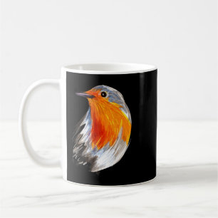 Niedliche WeihnachtsRobin Costume Bird Watcher Vog Kaffeetasse