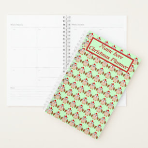 Niedliche Weihnachtsschale Personalisiert Planer