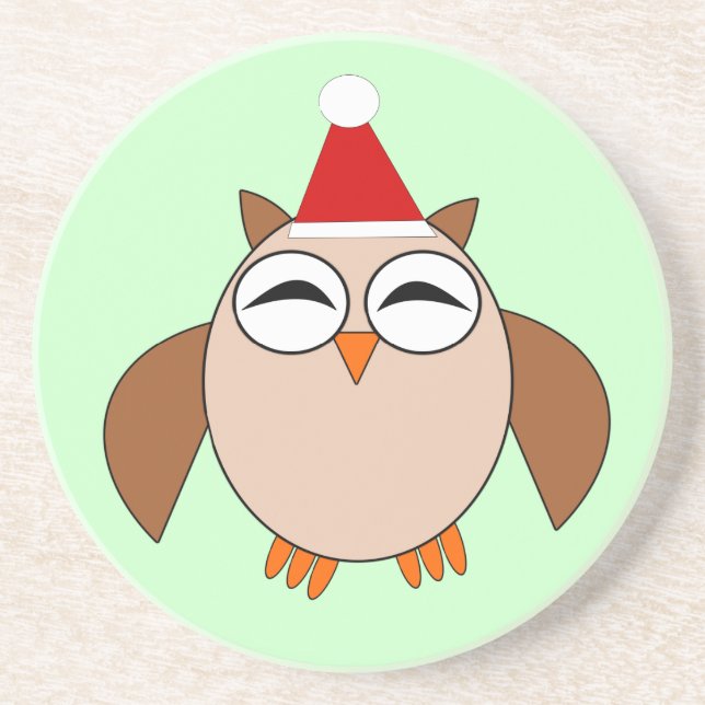 Niedliche Weihnachtsschale Untersetzer (Vorne)
