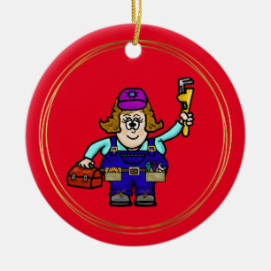 Niedliche Weihnachtsschmuck mit Namen