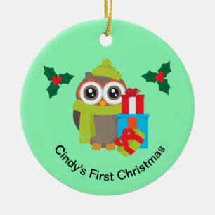 Niedliche Weihnachtsschüssel Keramik Ornament