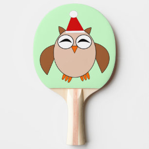 Niedliche Weihnachtsschüssel Pong Paddle Tischtennis Schläger