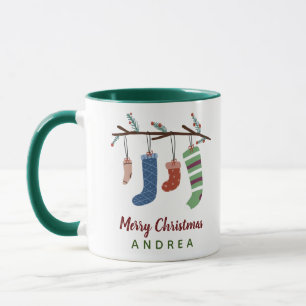 Niedliche Weihnachtssocken Weihnachtsgeschenk Tasse