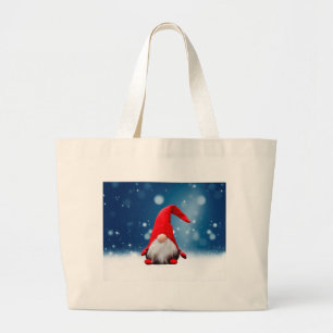 Niedliche Weihnachtssterne Jumbo Stoffbeutel