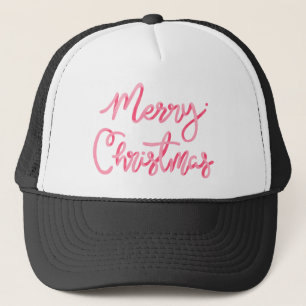 Niedliche Weihnachtsstickertypografie, Truckerkappe