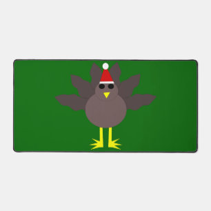 Niedliche WeihnachtsTürkei Schreibtischunterlage