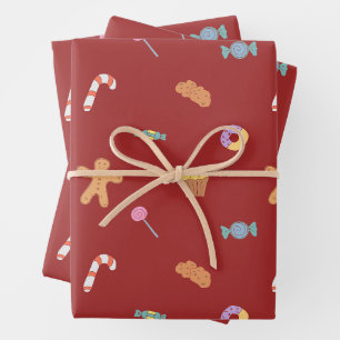 Niedliche Weihnachtsverpackungen Geschenkpapier Set