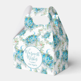 Niedliche Weihnachtswasserschildkröte Geschenkschachtel