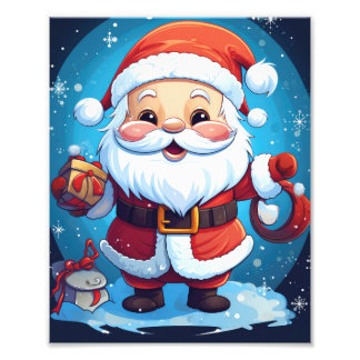 Niedliche WeihnachtsWeihnachtsWeihnachtsfeierlichk Fotodruck