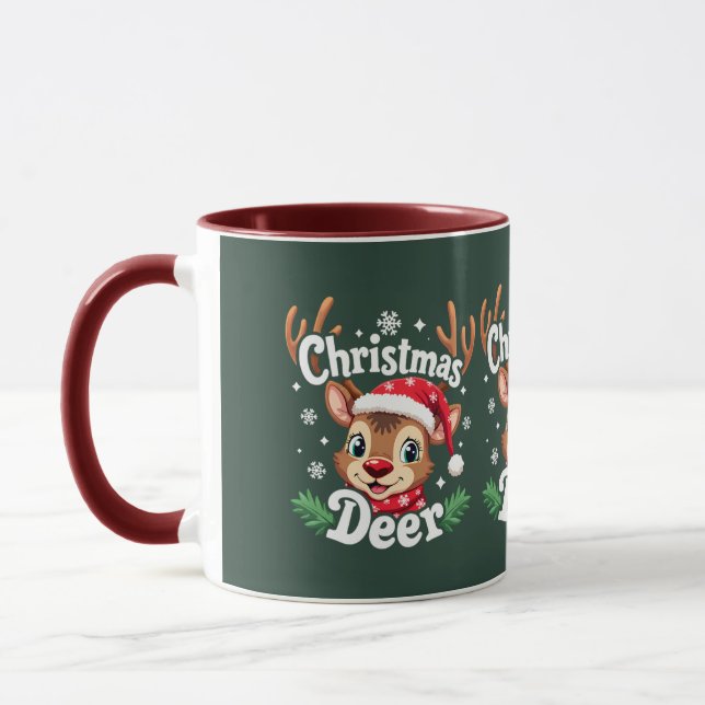 Niedliche Weihnachtszeremonie Tasse (Links)