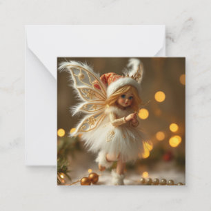 Niedliche Weihnachtszucht Mitteilungskarte