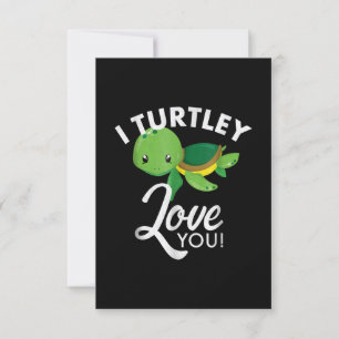Niedliche Weine Turtle I Turtley Liebe Sie Einladung
