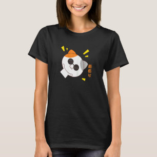 Niedliche, weiß gestrichene Katze T-Shirt